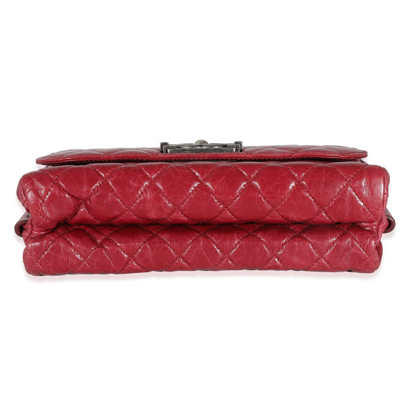 Chanel 12P Red Glazed Calfskin Veau Brilliante Flap Bag - Picture 8 of 8